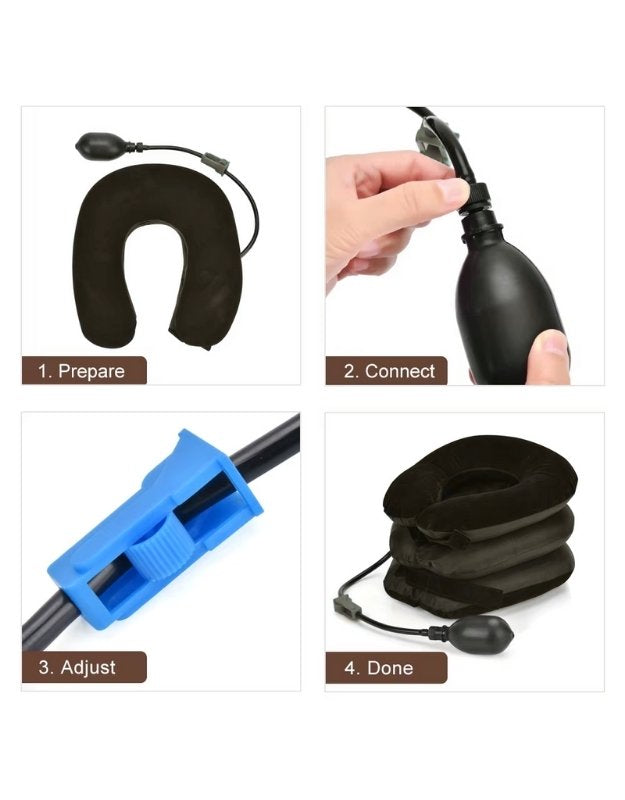 3-Layer Inflatable Neck Stretcher Soft Brace