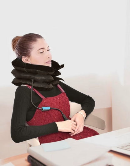 3-Layer Inflatable Neck Stretcher Soft Brace