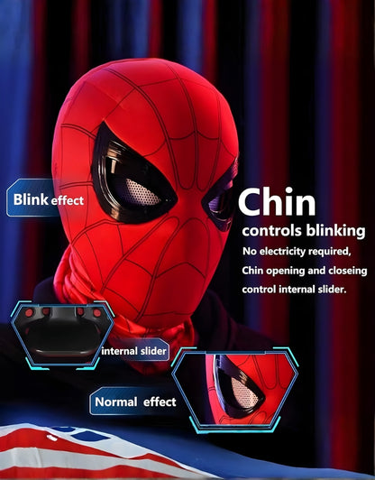 Spider-Man Mask with Movable Eyes