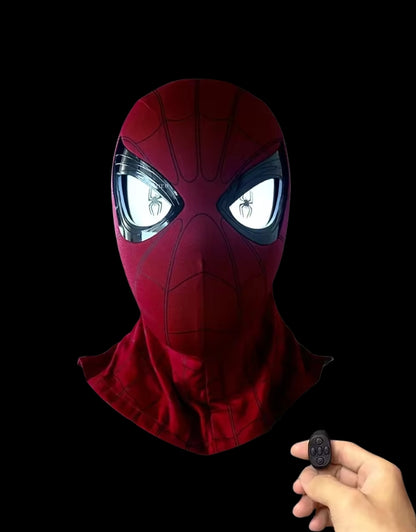 Spider-Man Electric ChinRing Control Helmet Moving Eyes