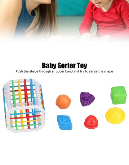 Baby Shape Sorting Toy Safe Soft Educational Training