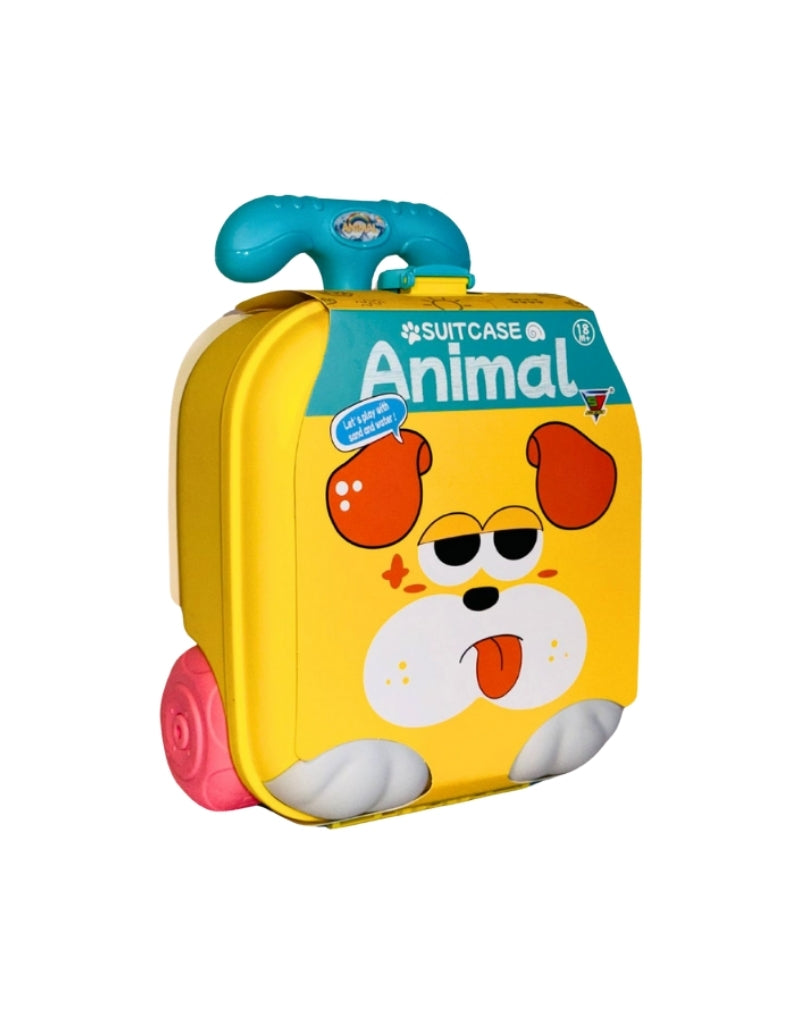 Animal Suitcase with Accessories Different Color