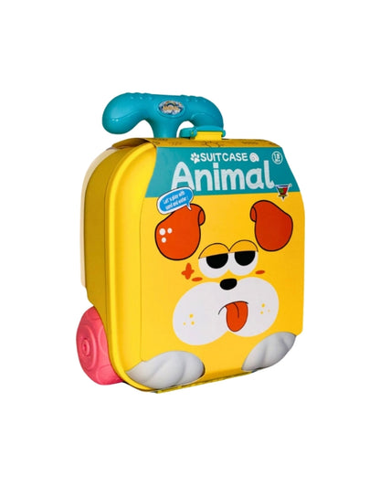 Animal Suitcase with Accessories Different Color