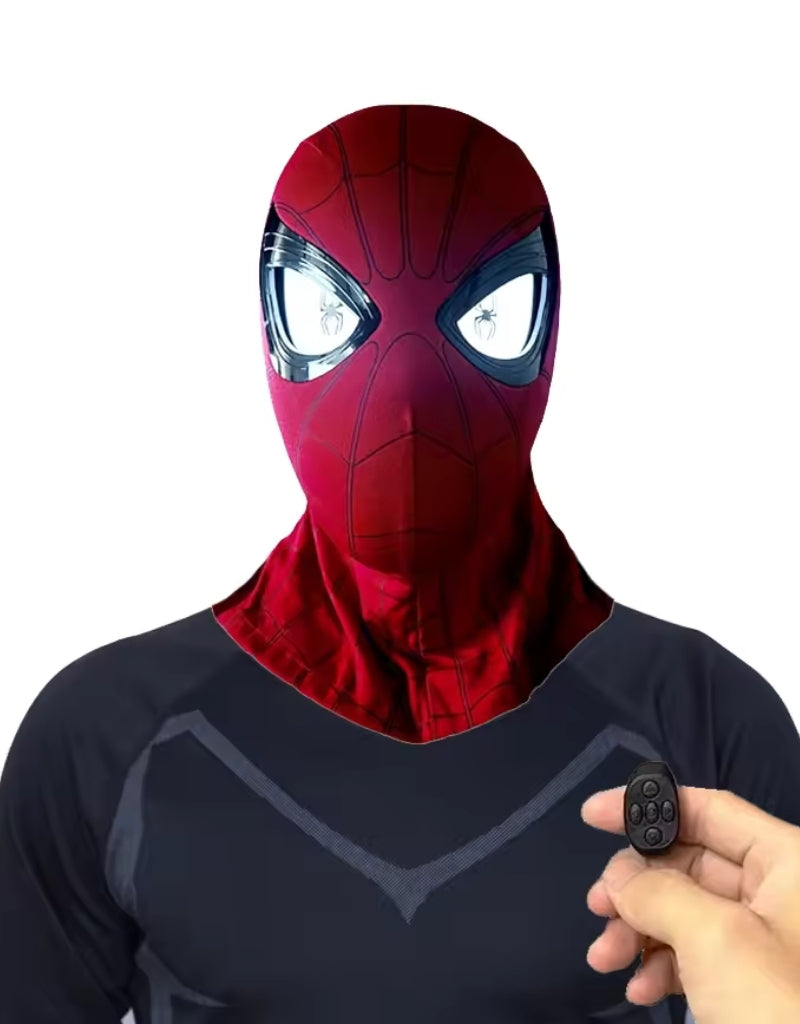 Spider-Man Electric ChinRing Control Helmet Moving Eyes
