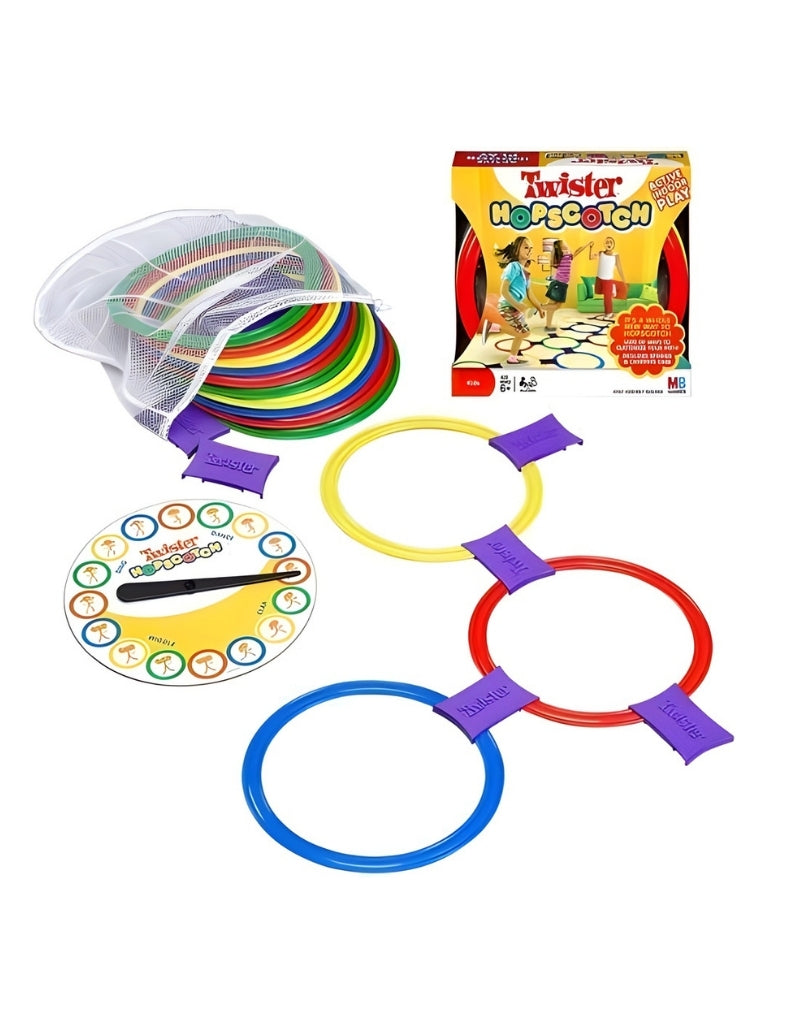 13 Rings Twister Hopscotch Indoor Game Set for Kids