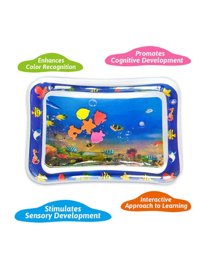 Tummy Time Baby Water Play Mat Inflatable Toy Mat for Infant and Toddlers