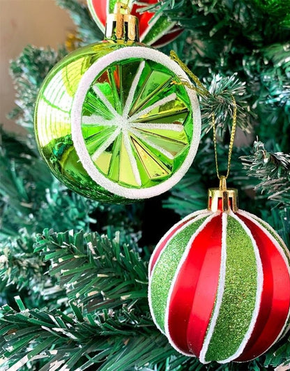 Set of 44 PCS Christmas ball ornaments For Hanging On The Christmas Tree