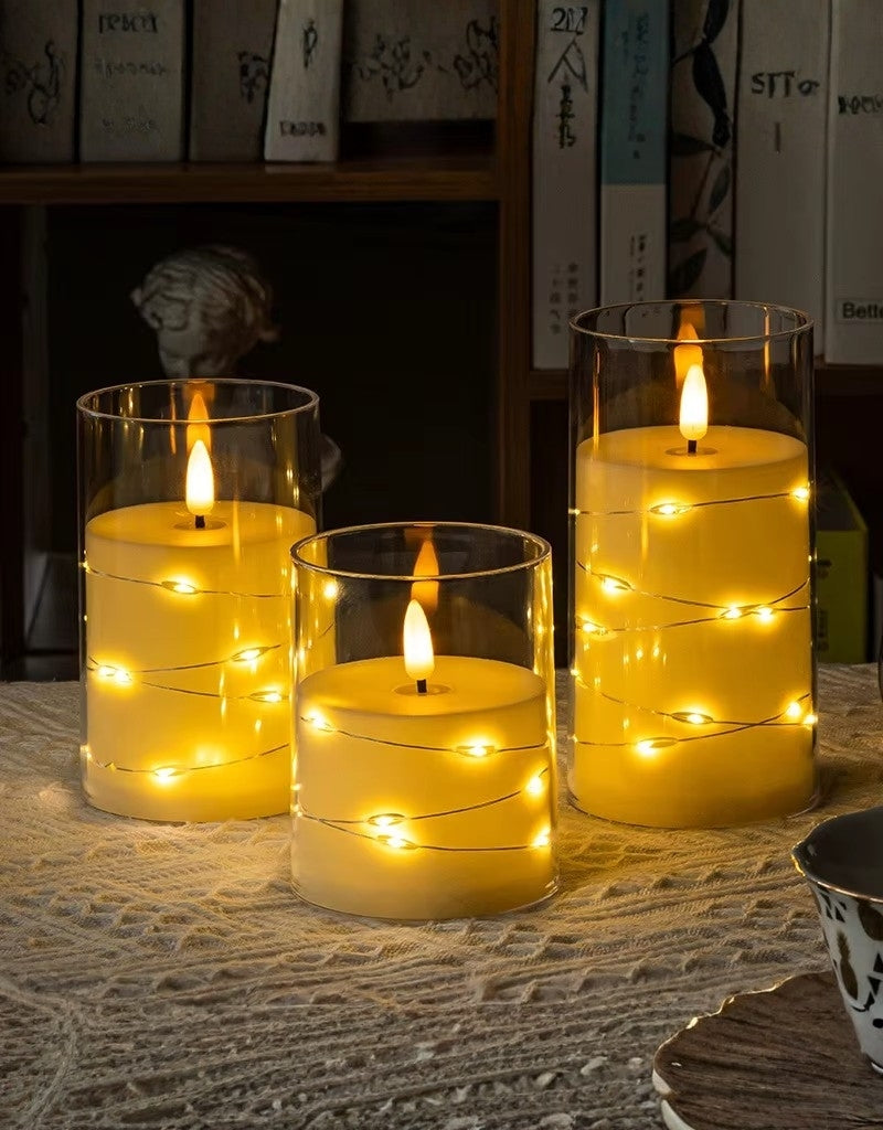 Bullet Flame Lights with Flameless Candles