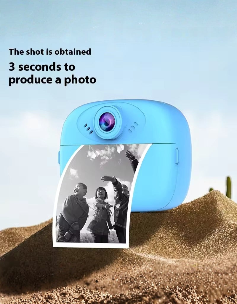HD Print Camera Cute Creative Thermal Paper Instant