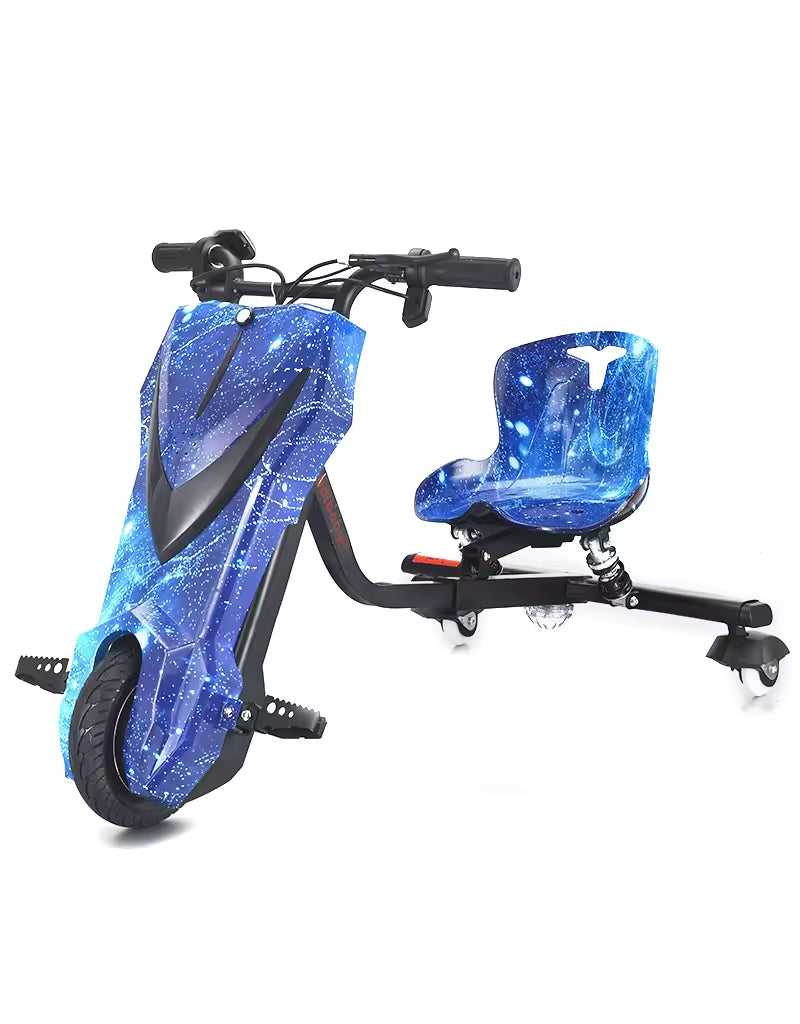 Tricycle 3 Wheels Electric Scooter LED Display 36V Fun Drifting For Kids & Adults