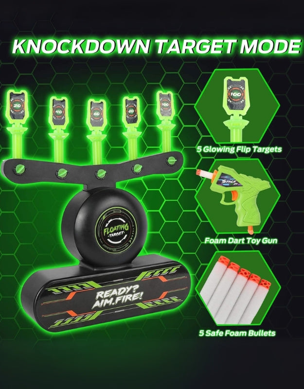 Dark Shooting Target Practice 1-12 years Kids Shooting Toy Gun Set