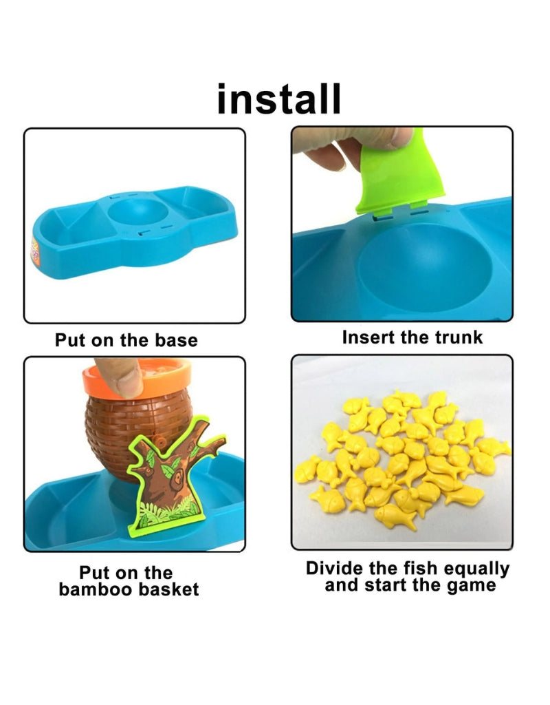 Fish Basket Games Toys Educational Kindergarten