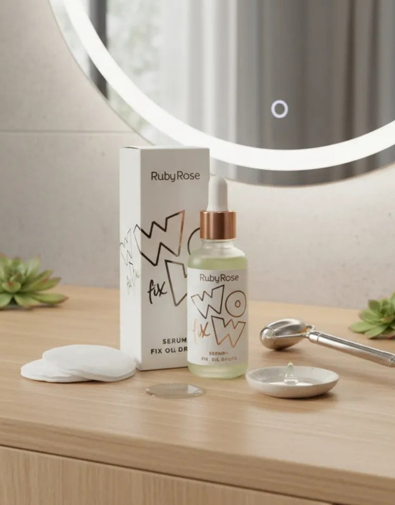 𝗥𝘂𝗯𝘆 𝗥𝗼𝘀𝗲 Wow Fix Serum+Fix Oil Drops 29 ML