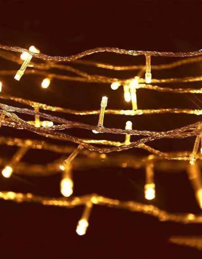 Light Up String RGB & Yellow Color Decorative Holiday Lights