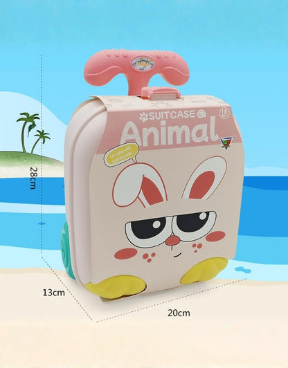 Animal Suitcase with Accessories Different Color