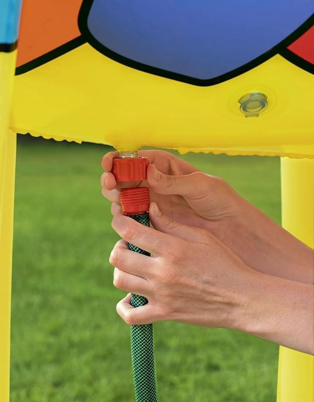 𝗕𝗲𝘀𝘁𝘄𝗮𝘆 52384 Jumbo Giraffe Inflatable Sprinkler 142x104x198cm