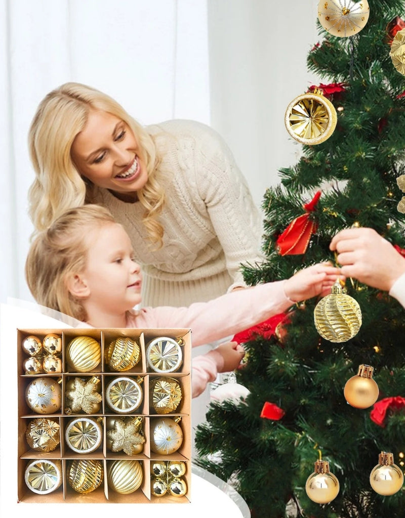 Set of 40 PCS Christmas Balls Decorations