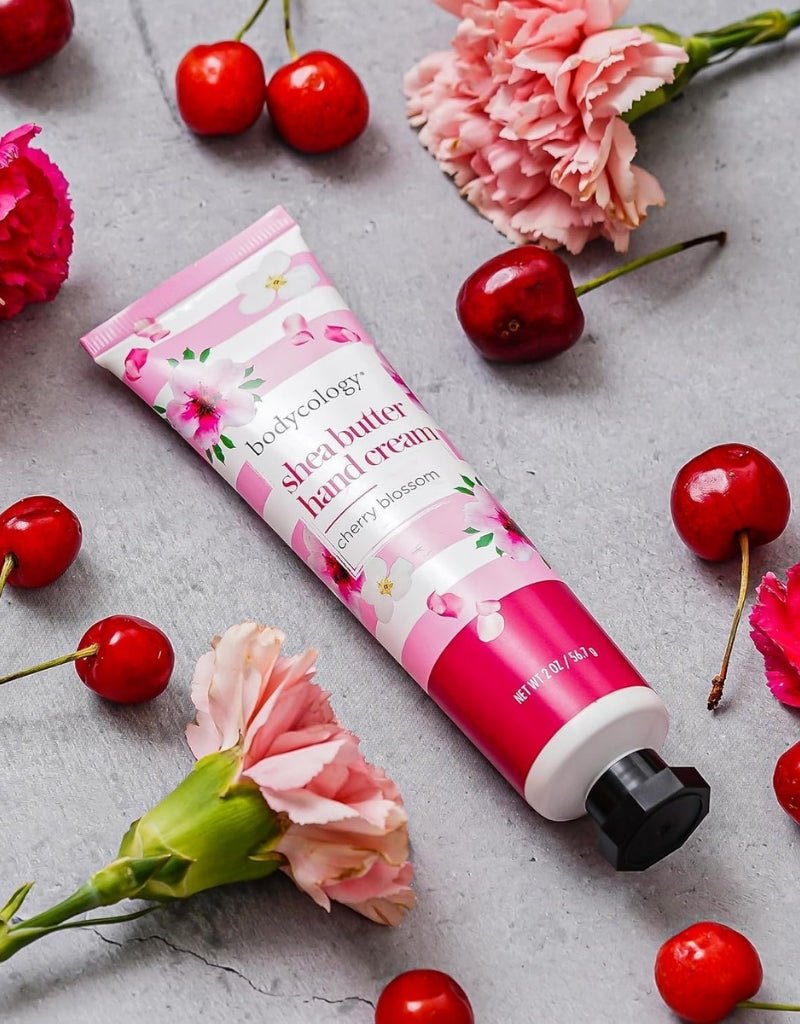 𝗕𝗼𝗱𝘆𝗰𝗼𝗹𝗼𝗴𝘆 Cherry Blossom Shea Butter Hand Cream 56 G