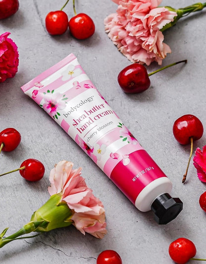 𝗕𝗼𝗱𝘆𝗰𝗼𝗹𝗼𝗴𝘆 Cherry Blossom Shea Butter Hand Cream 56 G