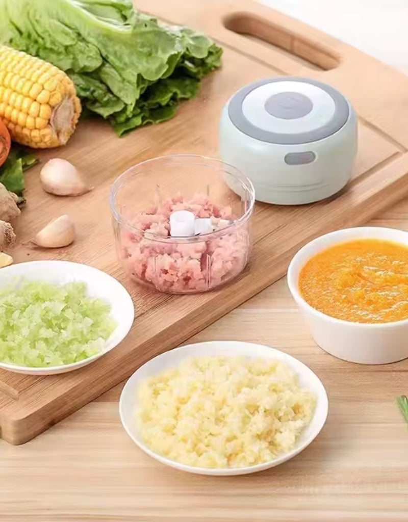 250ML Electric Garlic Mincer Vegetable Chopper Food