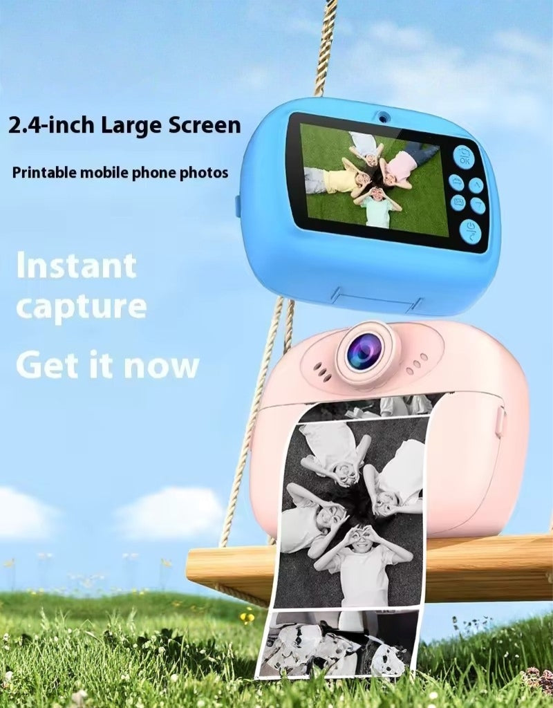 HD Print Camera Cute Creative Thermal Paper Instant