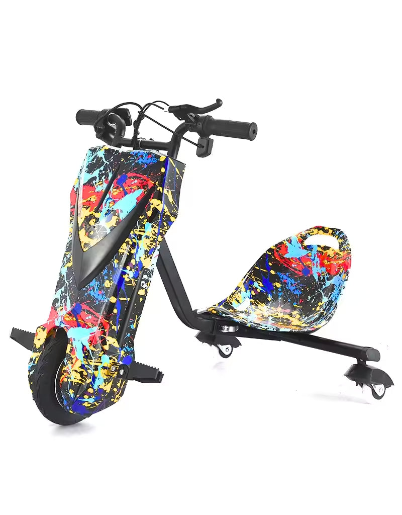 Tricycle 3 Wheels Electric Scooter LED Display 36V Fun Drifting For Kids & Adults