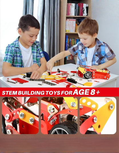 𝗛𝗼𝘁𝗪𝗵𝗲𝗲𝗹 370 PCS Metal Car Building Kit