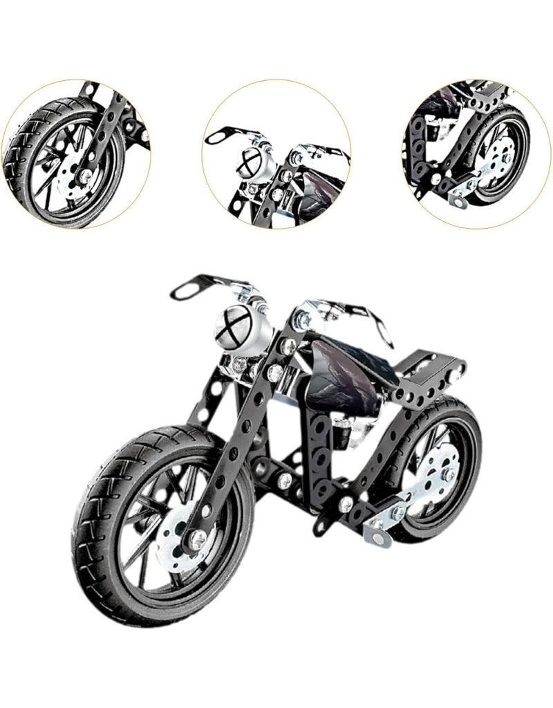𝗛𝗼𝘁𝗪𝗵𝗲𝗲𝗹 Metal construction set Motorcycle