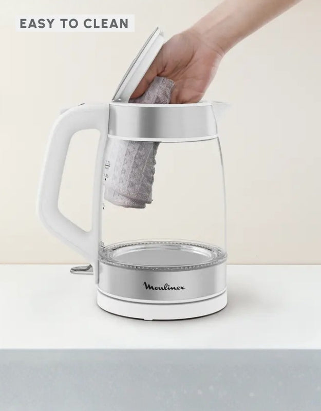 𝗠𝗼𝘂𝗹𝗶𝗻𝗲𝘅 Glass Electric Kettle Measurement Marks 1.7 L