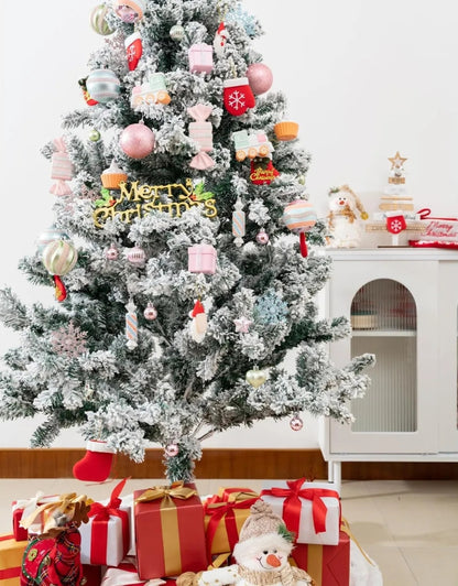 Set of 80 PCS Pastel Christmas Ball Ornaments