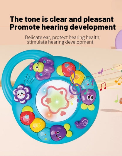 Baby Musical Hand Drum Toy with Lights and Sounds