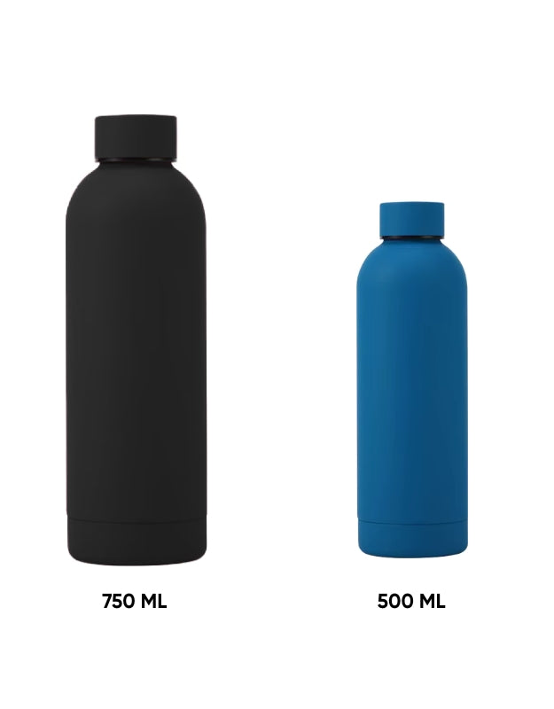 Matte Stainless Steel Water Bottle 500-750 ML