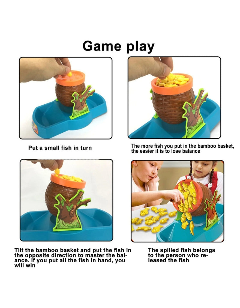 Fish Basket Games Toys Educational Kindergarten