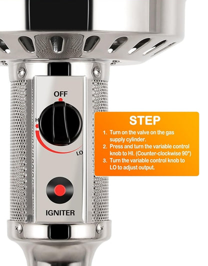 Umbrella General Outdoor Sumo Vertical Gas Patio Heater Top Quality