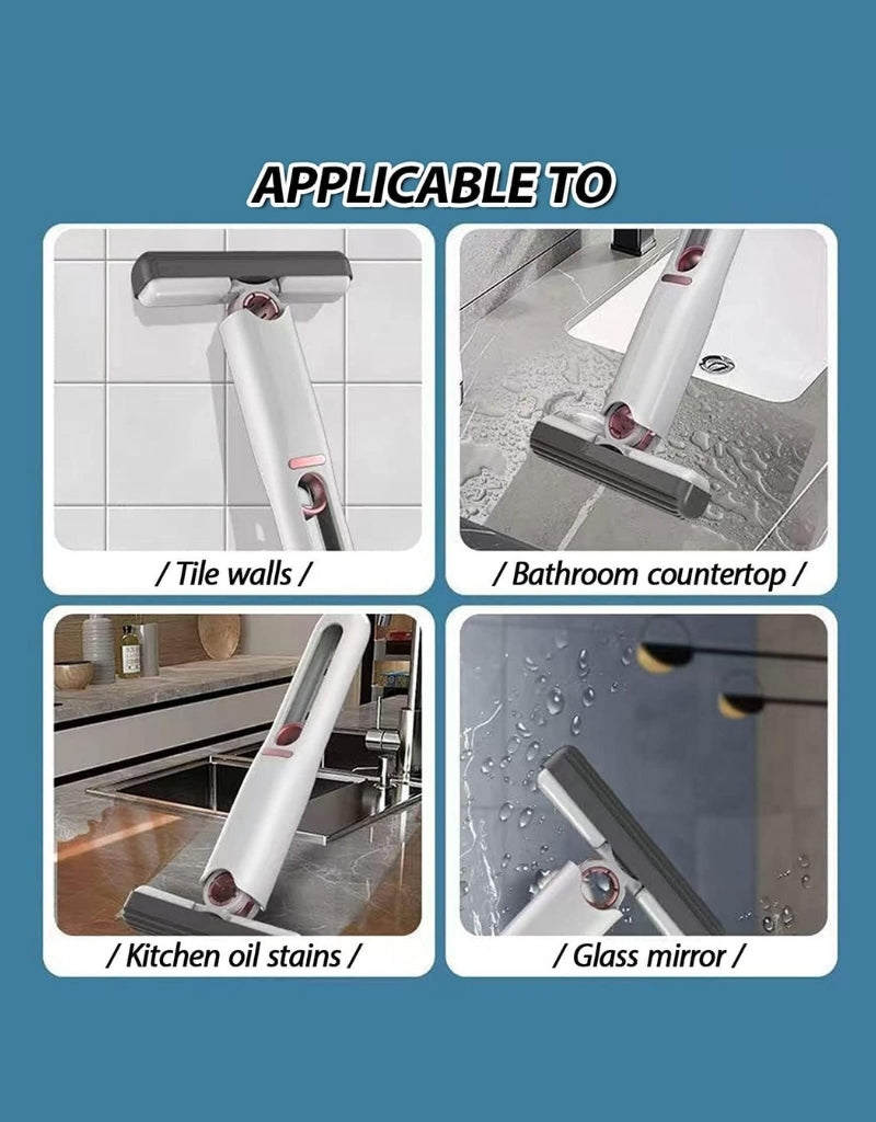 Mini Portable Mop With Sponge 65x5x25 CM