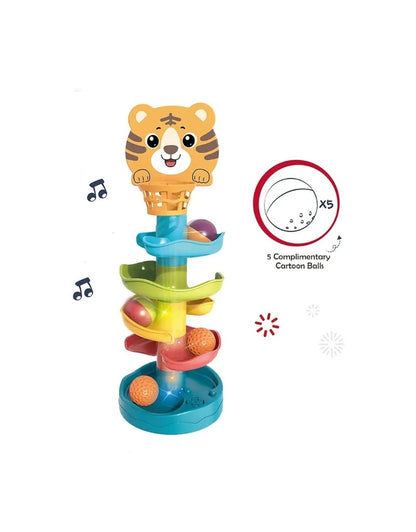 Bambibo Rolling Spiral Ball Tower 5 Levels
