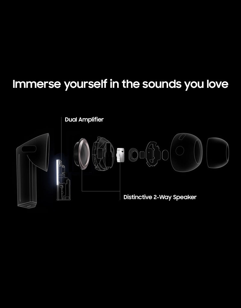 𝗦𝗮𝗺𝘀𝘂𝗻𝗴 Galaxy Buds3 Pro Bluetooth Black & White