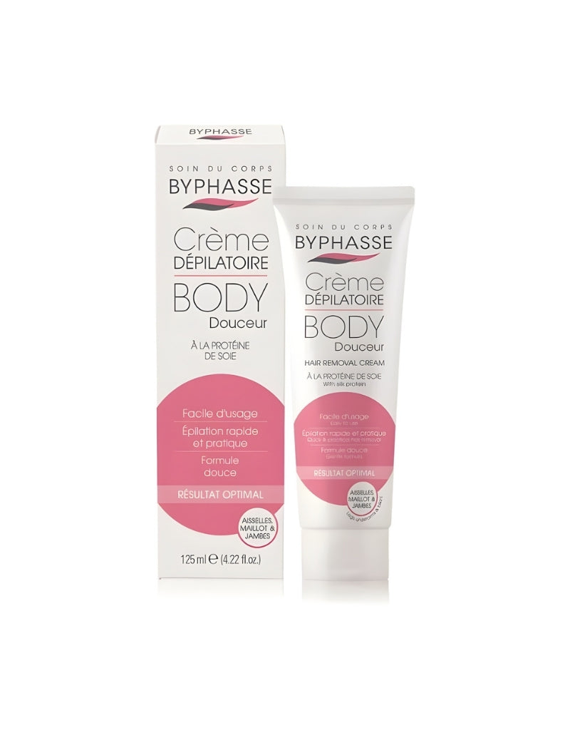 𝗕𝘆𝗽𝗵𝗮𝘀𝘀𝗲 Depilatory Cream With Aloe Vera Extract 125 ML