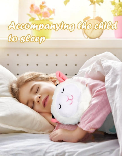 Cuddly Toy Slumber Sheep with Heartbeat
