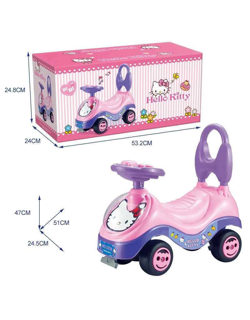 Ride On Push Rider for Babies with Music-Hellokitty