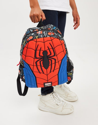 𝗦𝗺𝗶𝗴𝗴𝗹𝗲 Spider Man Junior Character Hoodie Backpack