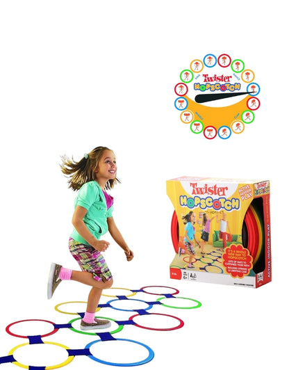 13 Rings Twister Hopscotch Indoor Game Set for Kids
