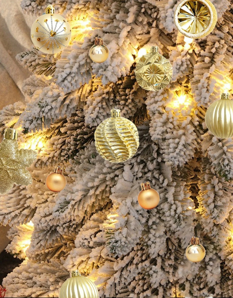 Set of 40 PCS Christmas Balls Decorations