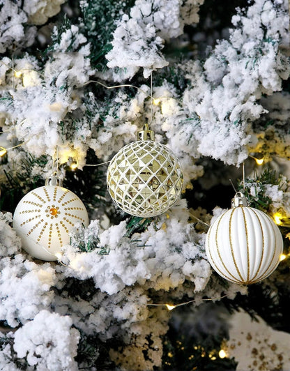 Plastic Balls Christmas Tree Hanging Decoration 30 PCS