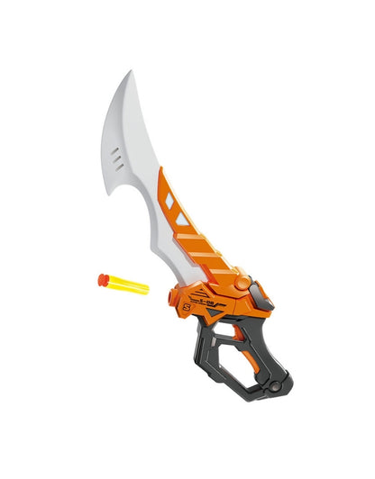 Cartoon Soft Bullet Gun 2 in 1 Knife Shaped Shooting Game