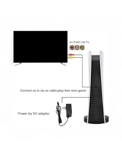 RS5 Game box 46,000+ Classic Games 2 Wireless Controllers & 4K HDMI Plug & Play