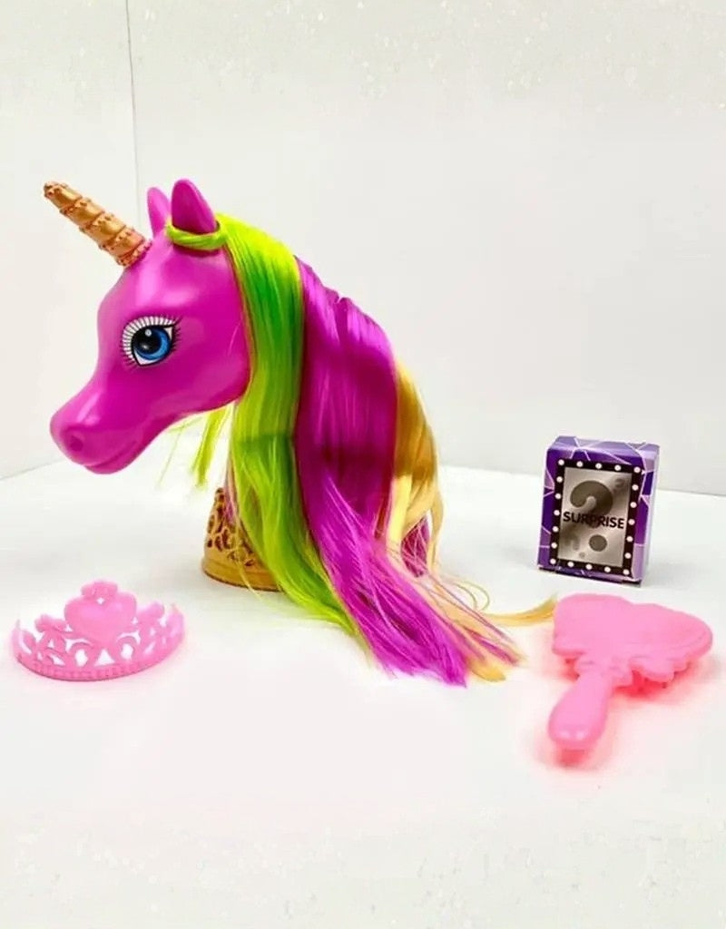 Light Unicorn Hairstyle Mannequin With Sound Surprises