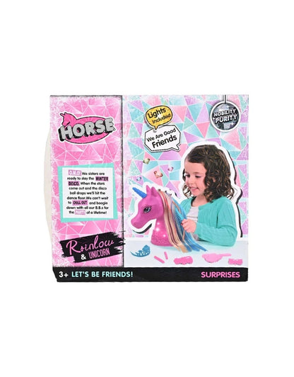 Light Unicorn Hairstyle Mannequin With Sound Surprises