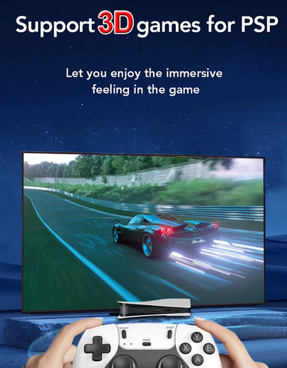 RS5 Game box 46,000+ Classic Games 2 Wireless Controllers & 4K HDMI Plug & Play