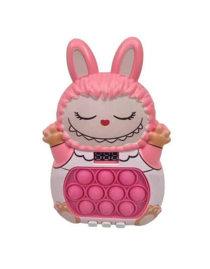 Pop It Electronic Sensory Toys Labubu Pink Brown